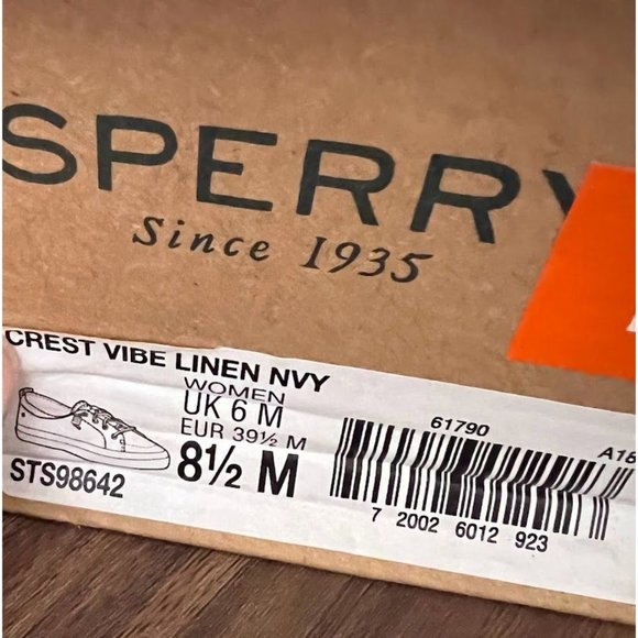 Sperry Women's Crest Vibe Sneaker- Navy - Picture 11 of 11